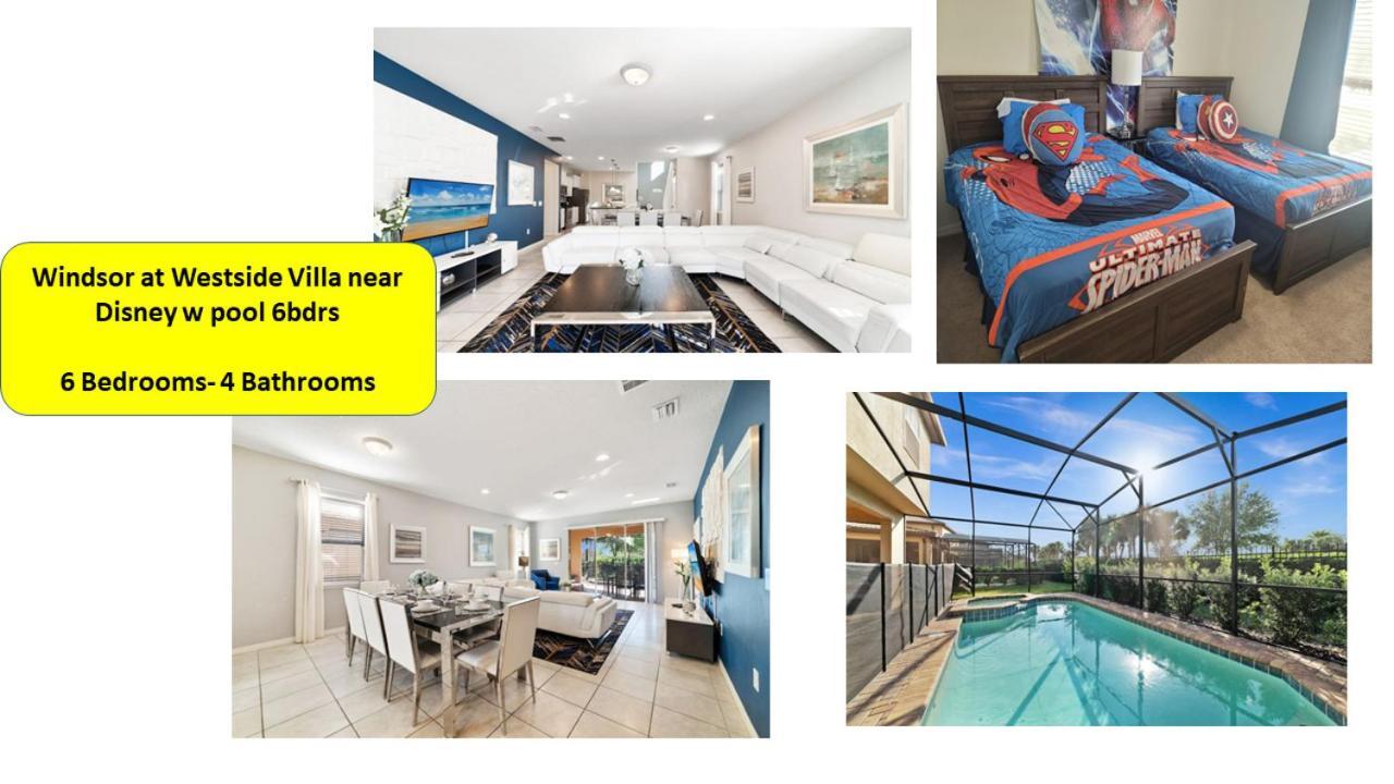 Luxury New Villa Near Disney With Pool 6Bedrooms Kissimmee Exterior foto